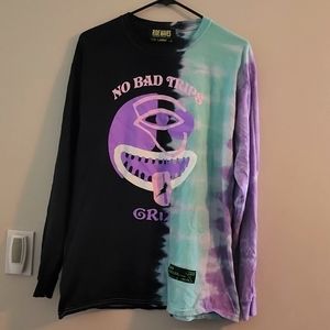 No bad trips-griz long sleeve tie dye